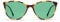 MigraLens Migraine Relief Glasses For Chronic Light Sensitivity | Liberty Women's Style, Tortoiseshell Frame, Green Lenses