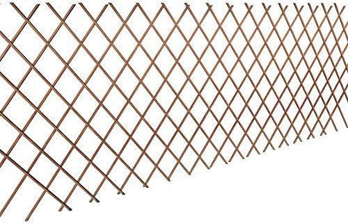 Estink Rankgitter Holz, 5 x Pflanzengitter Weide Spalier Rankhilfe Gitter, ausziehbar, (max 90 x 180 cm), Rankhilfen für Kletterpflanzen, Balkon Dekoration