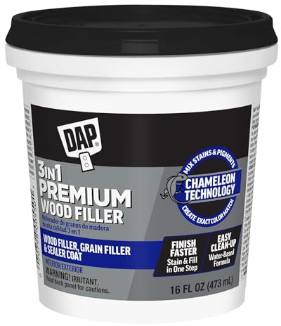 DAP Premium Wood Filler, White, 16 oz (7079800550)