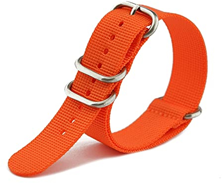Praetorian® DiverTec Extrem NATO/ZULU Armband SAR Orange 22mm - Uhrenarmband - Taucherarmband