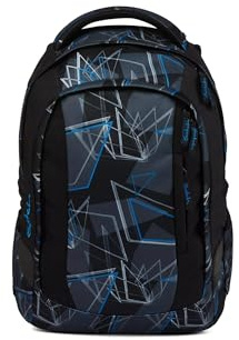 Satch Sleek Schulrucksack ergonomisch, 24 Liter, extra schlank Deep Dimension - Blau