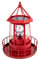 LED Solar Powered Lighthouse Waterproof Durable Rotatable Outdoor Solar Light 360 Degree Rotating Lighthouse Landscape Lamp Hanging for Yard Decor