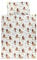 TupTam Kinder Bettwäsche Set Babybettwäsche Bettbezug 100 x 135 120 x 90 Kissenbezug 40 x 60 Jungen Mädchen 2-TLG, Farbe: Löwe/Braun/Grün, Größe: 135x100 cm