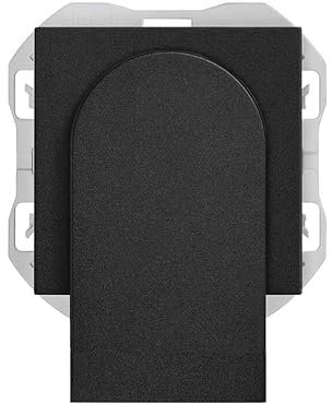 Toma de fibra optica duplexSimon 20000546-098 Simon 270Negro
