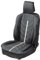 Walser Premium Sitzauflage Auto Kimi, Sitzschoner Auto schwarz/Silber, Vergleichssieger* Auto Sitzauflagen, Sitzbezug Auto Vordersitze, Schonbezug Autositz Autositzauflage Vordersitze PKW/LKW