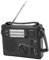 Septpenta Notfall Wetterradio mit Handkurbel, mit LED Licht, Multiband, FM, AM, WB Radio, Handy Aufladen, Tragbares Kurbelradio für Not, Nacht, Notfall, Camping, Wandern
