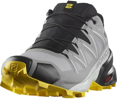 Salomon Herren Speedcross Gore-tex Trailrunning-Schuhe, Sharkskin Black Lemon, 41 1/3 EU