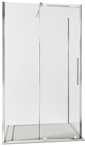 OLIMPO DOCCE - Box doccia due lati anta scorrevole senza profili 8mm H200 BRENTA - 80x160