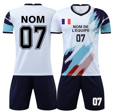 LAIFU Maillot de Foot Enfant Personnalisé Adultes Garçon Fille Uniformes de Football Personnalisés Hommes Femmes Nom Numéro Logo