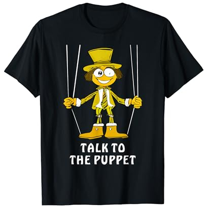 Bauchreden Marionettenspiel Vorführung Puppe Puppenspieler T-Shirt