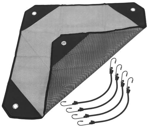 SEWOART Cubierta Para Aire Acondicionado Exterior Protector y Antipolvo Para Unidades Exteriores Ganchos Protección Solar Lluvia