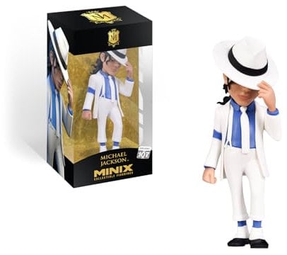 MINIX Collectible Bandai - Michael Jackson Sammlerfigur, 12 cm, Sammlerstücke für Ausstellung, Geschenkidee, Spielzeug für Kinder und Erwachsene, Musikfans (MN16228)