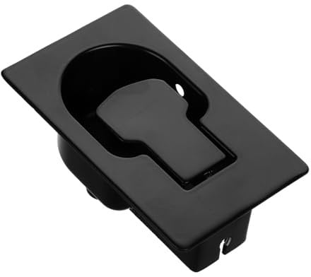 MOLUCKFU Steckschnalle Zinklegierungs Rückholgriff Für Liegestühle Schwarzer Elektropolierter Griff Für Sofa Und Bü Ühle Ersatz Für Recliner Kabel Und Handhebel Langlebig Und