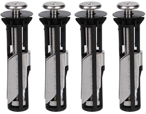 Heavy Duty Toilet Seat Fastener Bolt Kit, Toilet Seat Bolts, Toilet Seat Screws Replacement Kit, Toilet Seat Locking Bolt, Toilet Seat Fittings (4)