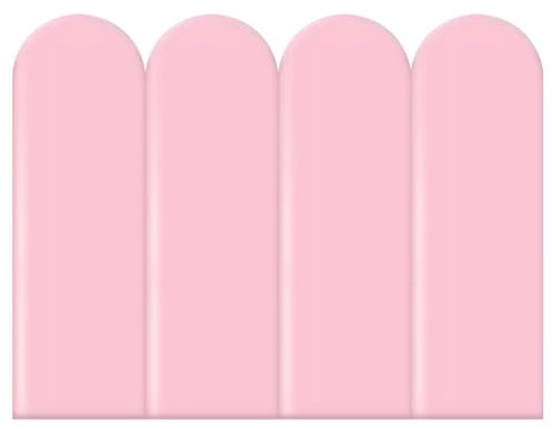 OUGPIU 3D Selbstklebend Wandpaneele Gepolstert,PU Polsterpaneel Kinderzimmer Wandpolster,Kinder Sensorischer Wandpaneele,Wandschutz Wandkissen,Wandverkleidung,Dicke von 33 mm,20x40cm