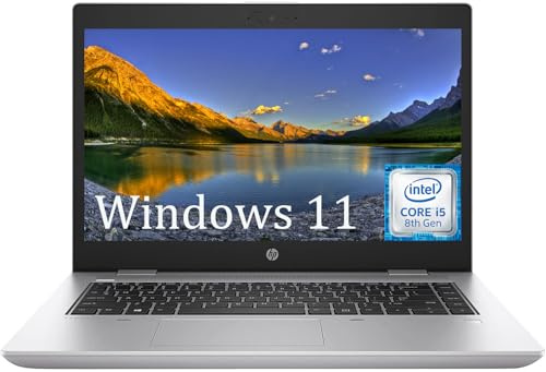 HP ProBook 640 G5 Laptop, 14-Zoll-FHD-Display, 8. Generation Core i5-8365U, 16GB RAM, 512GB SSD, WLAN, ProBook Laptop Windows 11 Pro (Refurbished)