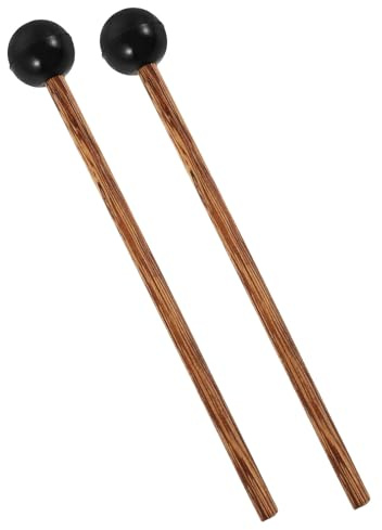 2 Stück Glockenspiel Schlägel für Xylophon und Steel Tongue Drum | Komfortabler Griff, Ergonomischer Stil, Portable Nutzung, für Auftritt und Zuhause, Klare Klangqualität