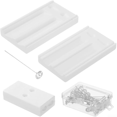 Polymer Clay Bead Roller und Loch Maker Set mit Ohrringformen, Schmuck Piercing Nadeln für DIY Crafting, Soft Clay Shaping Tool Kit