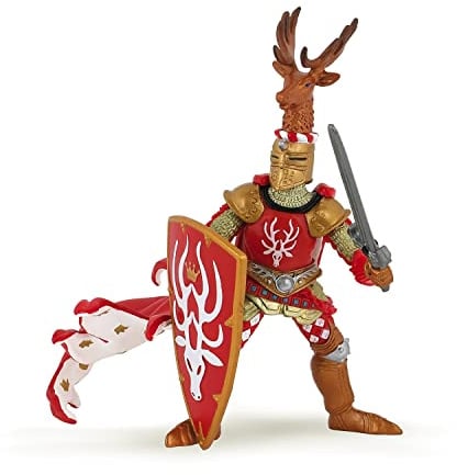Papo - Realistic Master Of Arms Deer Crest Figure - Ages 3+ - Fantasy & Medieval Collection - Creative Play Medieval Hero - Gift Idea Toy for Girls and Boys