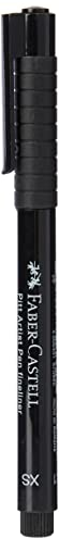 FABER-CASTELL 167099 - Tuschestift Pitt artist Pen, Strichstärke XS, Farbe 199, Schwarz
