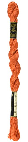 DMC 115 5-946 Pearl Cotton Thread, Medium Burnt Orange, Size 5