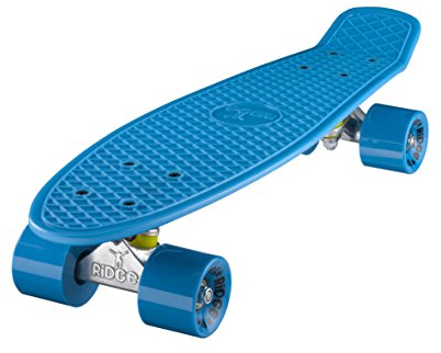 Ridge Skateboard Mini Cruiser, blau-blau, 22 Zoll, R22