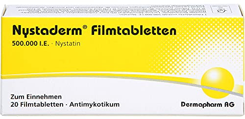 Nystaderm Tabletten 20 Stück gegen Pilzinfektionen
