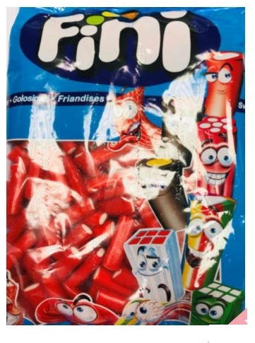 Fini - Queue garnie fraise - Gels sucrés - 1 kg
