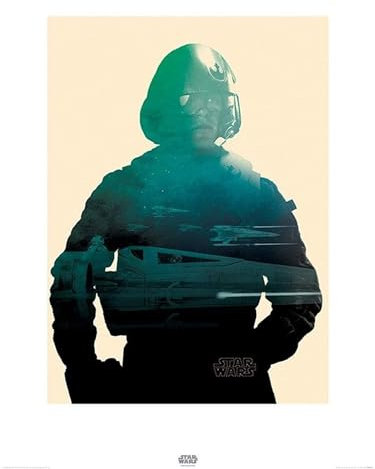 Star Wars Kunstdrucke, Papier, Mehrfarbig, 60 x 80 cm