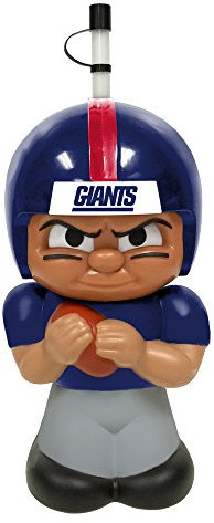 Party Animal NFL New York Giants Big Sip 3D Wasserflasche, 473 ml