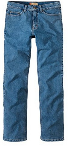 Paddocks Ranger Jeans Herren, Schwarz Black, Stretch Denim, Gerader Schnitt