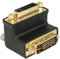 Delock Adapter DVI 29Pin Stecker-Buchse rechts gewinkelt