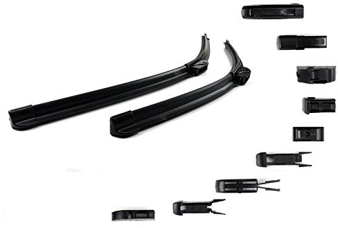 2MM Service für Sharan - Touran - Golf Plus - Crossgolf Scheibenwischer Set 2x70cm mit Adapter