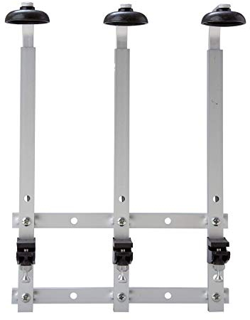 3 Bottle 1L wall fixing bracket rack & 3 25ml solo classical bar spirit optics