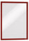Durable Info-Rahmen Duraframe (A3, selbstklebend mit Magnetverschluss) 2 Stück, rot, 487303