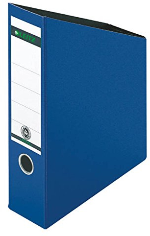 Leitz 242300 5er Sparpack Stehsammler, A4, Hartpappe (5, blau)
