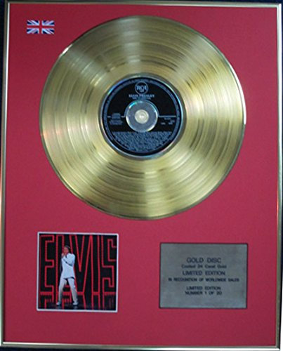 Elvis Presley – Limitierte Auflage CD 24 Karat beschichtete Goldscheibe – NBC TV Special