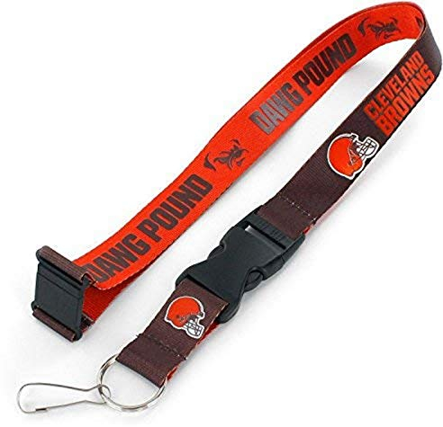 aminco NFL Cleveland Browns Wende-Schlüsselband, Größe 6