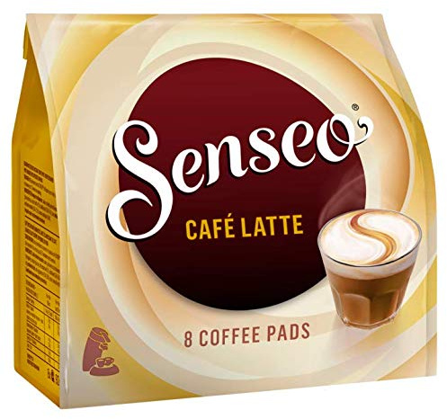 Coffee Pods | Senseo | Café Latte Coffee Pads 8 Pieces | Total Weight 92 Grams