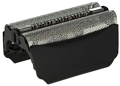 vhbw Doppelscherfolie Ersatz für Braun 51B, 51S für Elektrorasierer - Typ 51B + Rahmen, schwarz/Silber