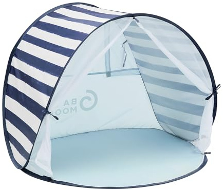Babymoov Baby Anti UV Tent, Sun Protection UPF 50+, Pop Up Play Tent and Sun Shade, Marine (Summer 2025 Edition)