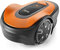 Flymo EasiLife 250 GO Robotic Lawn Mower - Cuts Up to 250 sq m, Ultra Quiet Mowing, Manicured Lawn, Bluetooth Application Control, Safety Sensors, Hose Washable, Lifestyle Functions, Orange and Grey