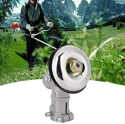 Emoshayoga Bürstenschneider Trimmer Ersatzgetriebe Getriebekopf Getriebe 26mm Durchm Rasentrimmer Getriebekopf Freischneider Getriebe Rasenmäher Winkelgetriebe Getriebekopf (9 Zähne)