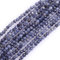 Gem-Inside 2 mm blauer kleiner Saphir, natürlicher Edelstein, facettiert, rund, Halbedelstein, lose Rocailles, für Schmuckherstellung, 38,1 cm Strang