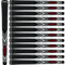 Yamato Innovative Golfschlägergriffe, 13 Stück, mittelgroß/Standardgröße, feste Allwetterkontrolle 4 Farben erhältlich (mittelgroß, weiß)
