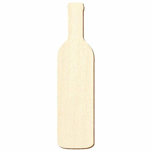 Bottiglia di vino in legno – Decorazione fai da te, 5 – 50 cm, confezione include: 1 pezzo, altezza: 41 cm di altezza