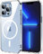ZCSK Magnetic Mag-Safe iPhone 12 Pro Case 6.1-Inch Clear TPU Transparent with Shock Absorption Proof Anti Scratch Resistant Bumper Protective Crystal Cover to Protect Compatible for iPhone 12 Pro