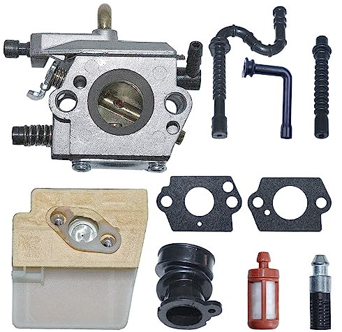 Gubeter Kit de carburador, para Stihl Ms260 026 Ms240 024, Pieza de Motosierra, 1121 120 0611, 1121 120 1612, 1123 141 2200