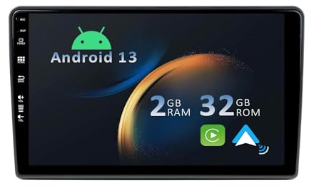 YUNTX Android 14 Autoradio con navi para FIAT Ducato Citroen Jumper Peugeot Boxer-Incorporado CarPlay/Android Auto/GPS-IPS 9 Pantalla-Dab/Bluetooth 5.0/Control del Volante/USB/WiFi/MirrorLink/4G