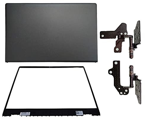 Accessoires Ordinateur Portable pour Dell Inspiron 15 3510 3511 3515 3520 3525 00wpn8 09WC73 LCD Couverture arrière Boîtier Coque(Noir) & Couvercle de déflecteur Avant & Charnières